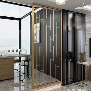 Wholesale home stainless steel interior partition room divider for living room