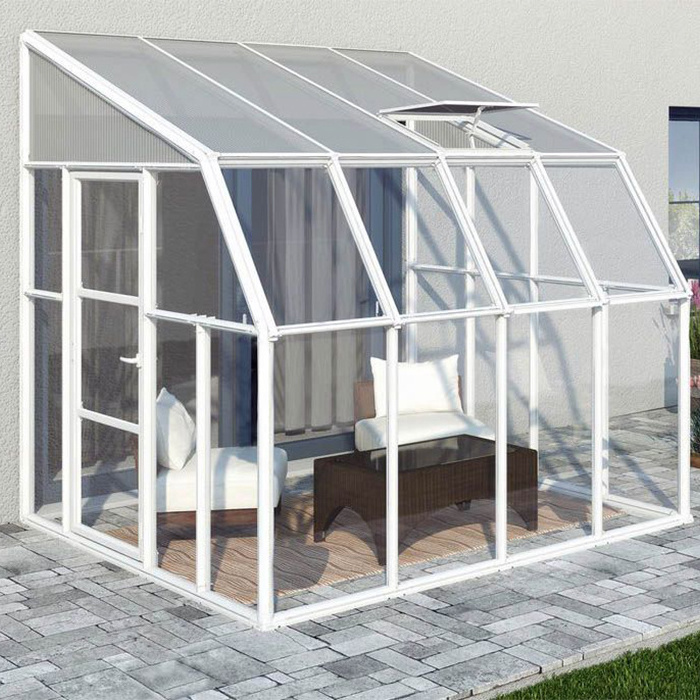 Easy assembly malaysia four 4 season customized solarium glass house sunrooms for sale conservatory manufacturer