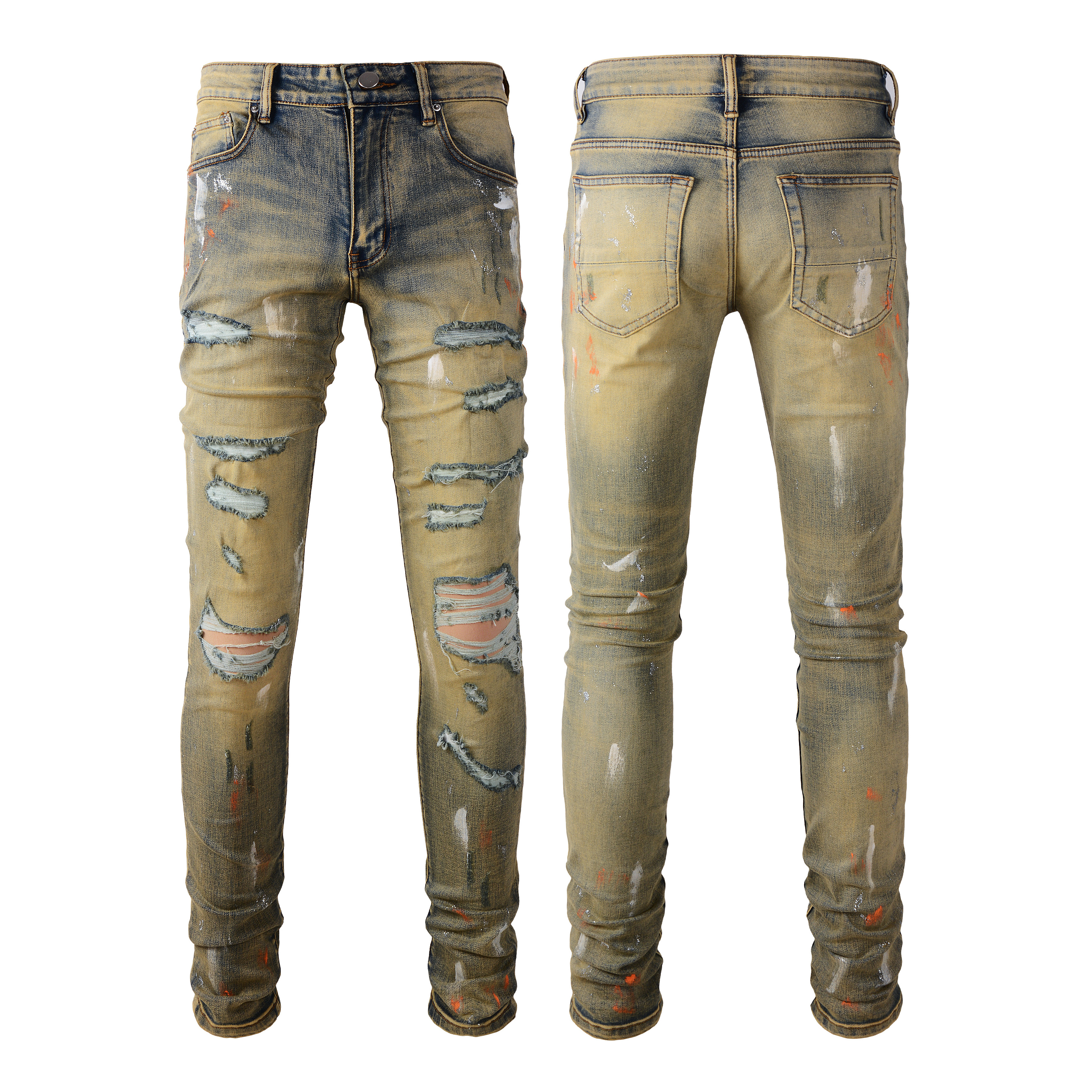 2024 New styles demin jeans In stocks famous brand designer Trend Amiry denim pants cowboy close-fitting Amiry demin pants