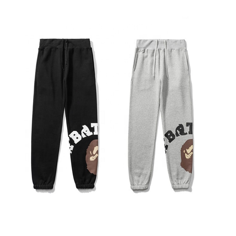 HD baggy print pants men hoodie and sweatpants set men high quality athletic pants casual clothes trouser for men