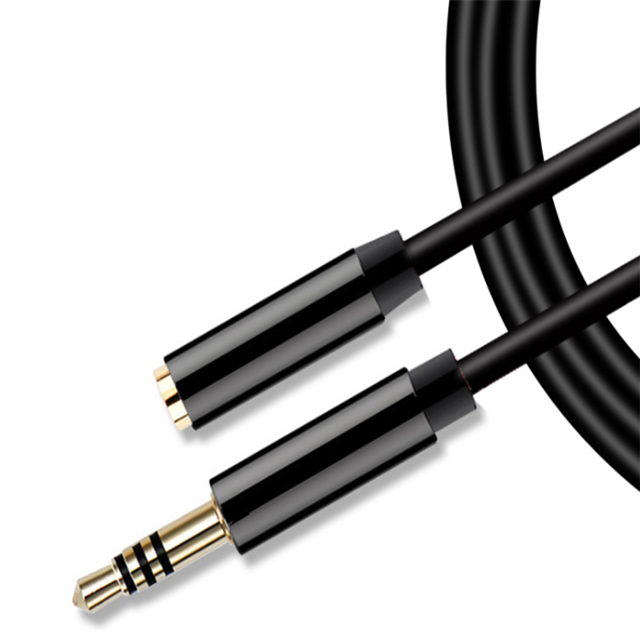 Wholesale 3.5mm jack male to female extension 3.5mm audio cable