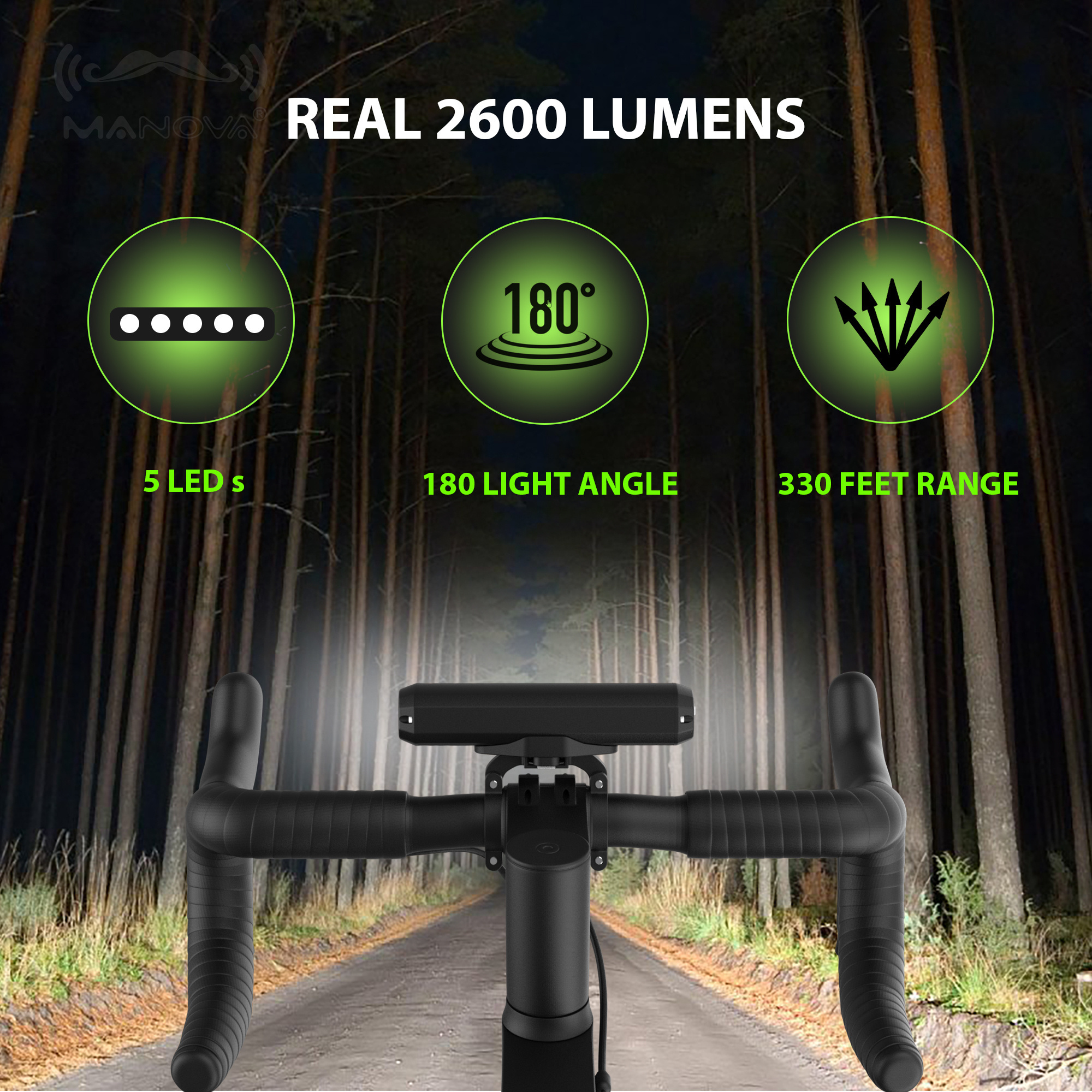 headlight bracket bicycle stainless metal headlight with 2600 lumens for bicycle bike led headlight bulb