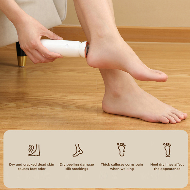 portable handheld waterproof professional electric foot grinder callus remover