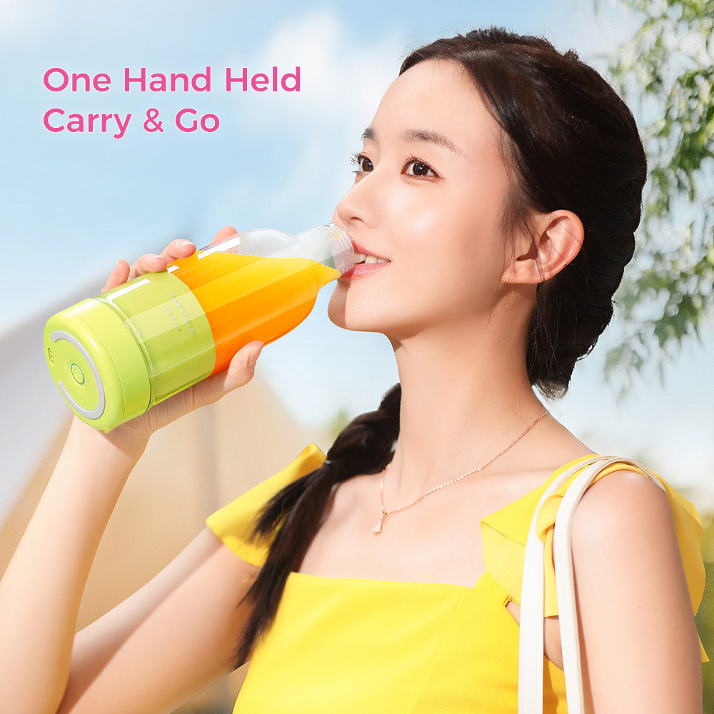 household automatic electric usb rechargeable fresh fruit juice blenders and juicers bottle portable hand mini blender cup