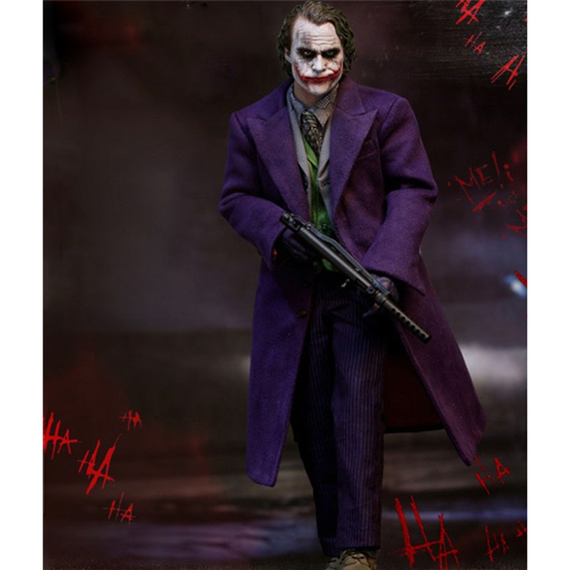 HC Toys Joker 1/6  HC Hot Toys Joker Figure The Comedian The Dark Knight Action Figure Toys Articulated Doll Gift 30cm