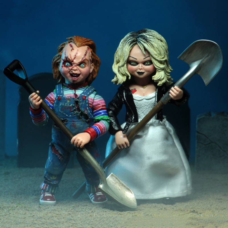 Child's play  back into the soul of chucky Fanny double suit of chucky  doll  just chihuahua action figure for neca model toys