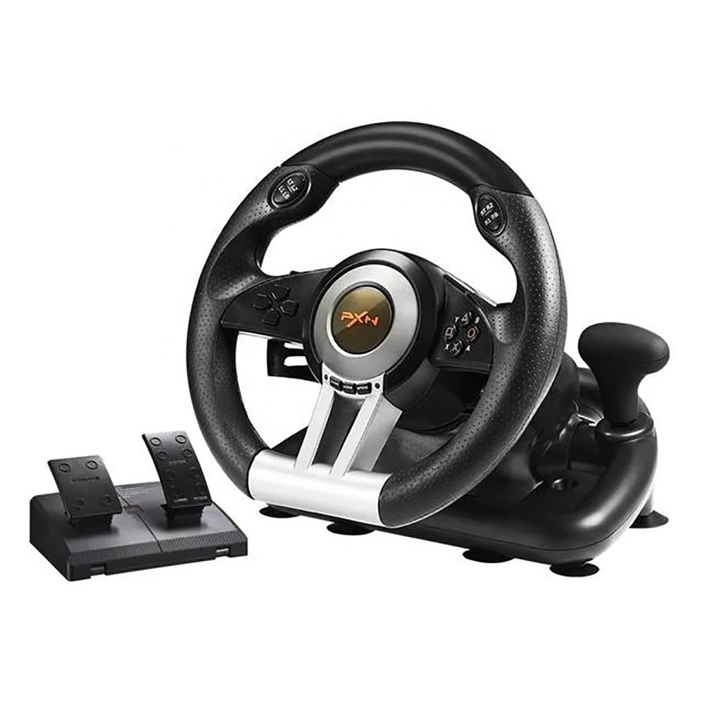 High Quality 180 Degree PXN V3 Game Steering Wheel Joystick For P3 P4 XB One Universal USB Car Race Steering Wheel With Pedal