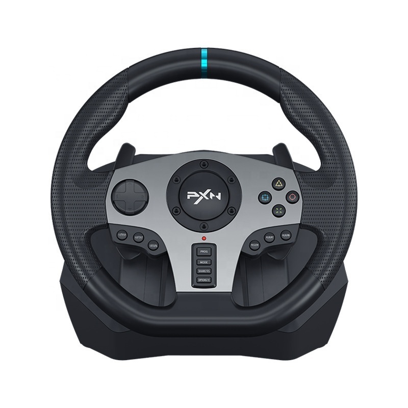 Brand New PC PXN-V9 Steering Wheel for P4/P3/XB One/Android TV/Switch/Series S Game Accessories Gaming Racing Wheel Joystick