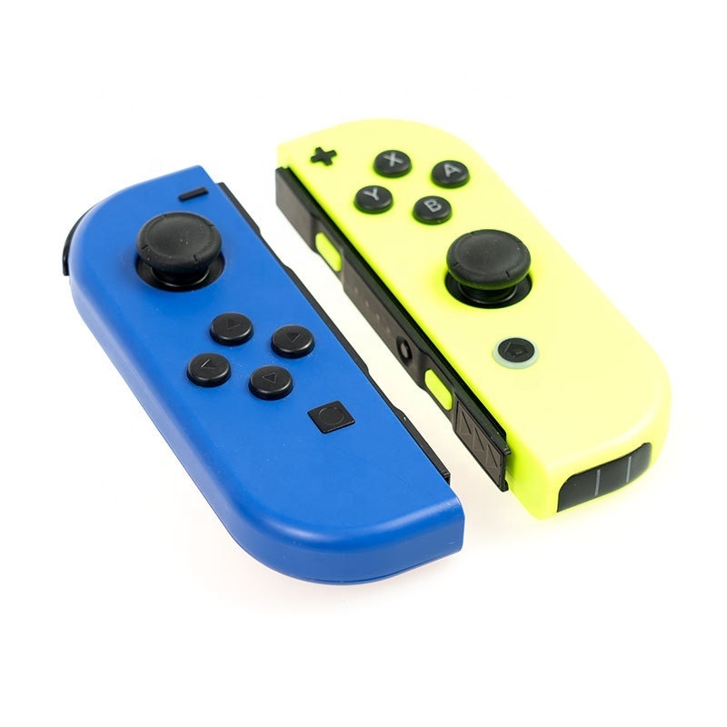 Popular Mini Switch Left and Right Handles Strong Vibration Body Feeling Joystick Gamepad NS Wake-up BT Wireless Controllers