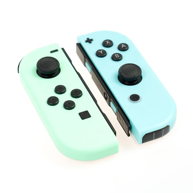 Popular Mini Switch Left and Right Handles Strong Vibration Body Feeling Joystick Gamepad NS Wake-up BT Wireless Controllers