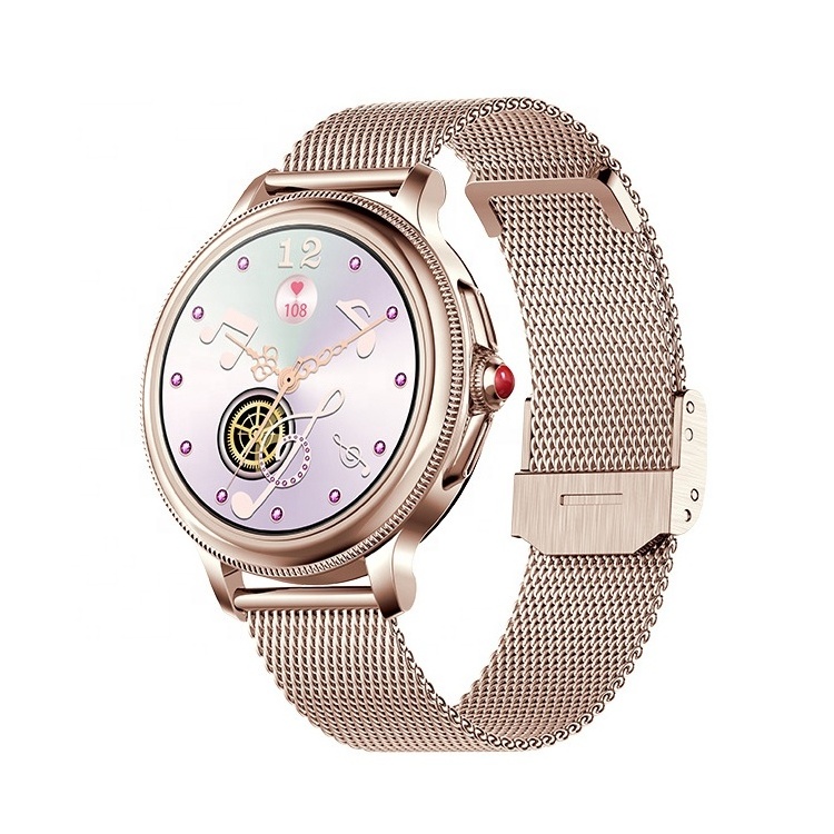 Ladies Luxury Automatic Blood Pressure Monitoring CF96 Fashion Smart Watch for Women Female Menstrual Reminder Sports Smartwatch