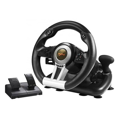 Cheapest PXN V3II Double Vibration Gaming Steering Wheel With Shifter and Pedals for XB Series X  P3 P4 Switch  PC Game Wheel