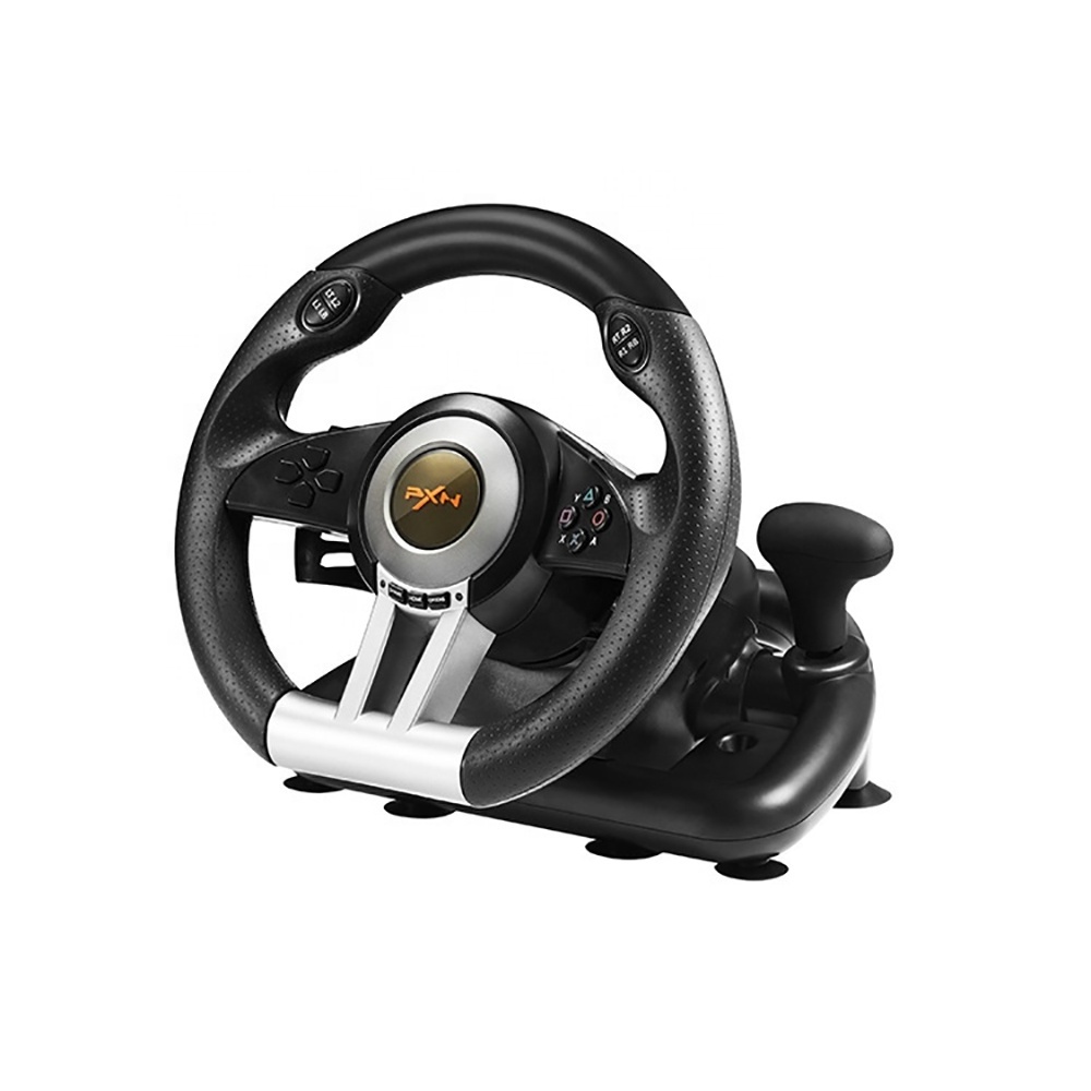 Hot Selling PXN V3II Gaming Wheel for P3 P4 XB One Switch 6 Speed Manual Shifter Dual Motor Strong Vibration Steering Wheel