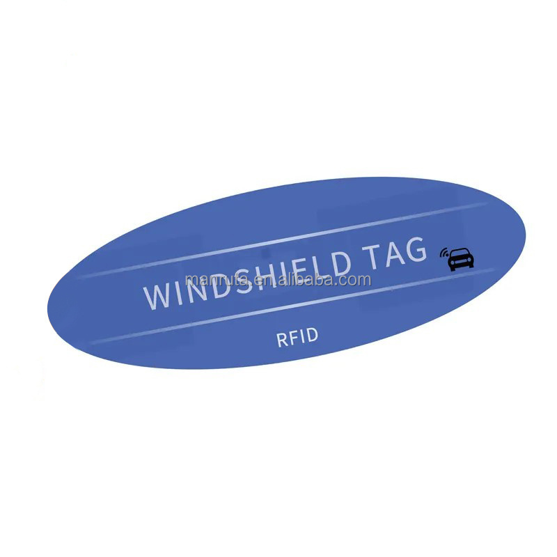 Long range UHF rfid Printed serial number Vehicle Windshield sticker Windscreen Tag