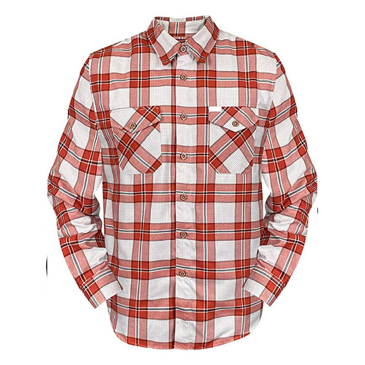 Men's Brand Button Down Checked Flannel Shirts