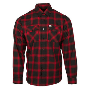 Men's Brand Button Down Checked Flannel Shirts