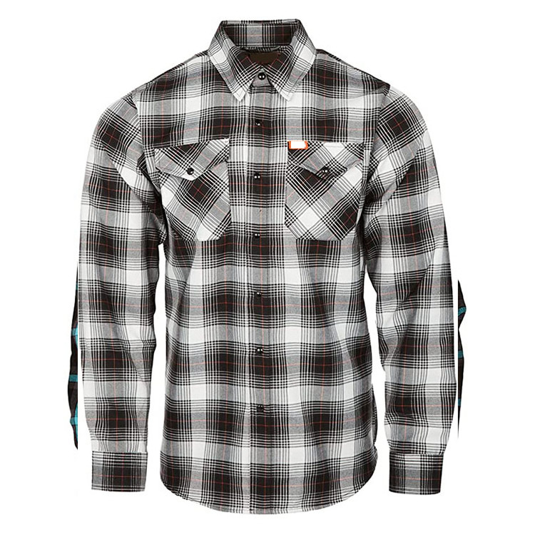 Men's Brand Button Down Checked Flannel Shirts