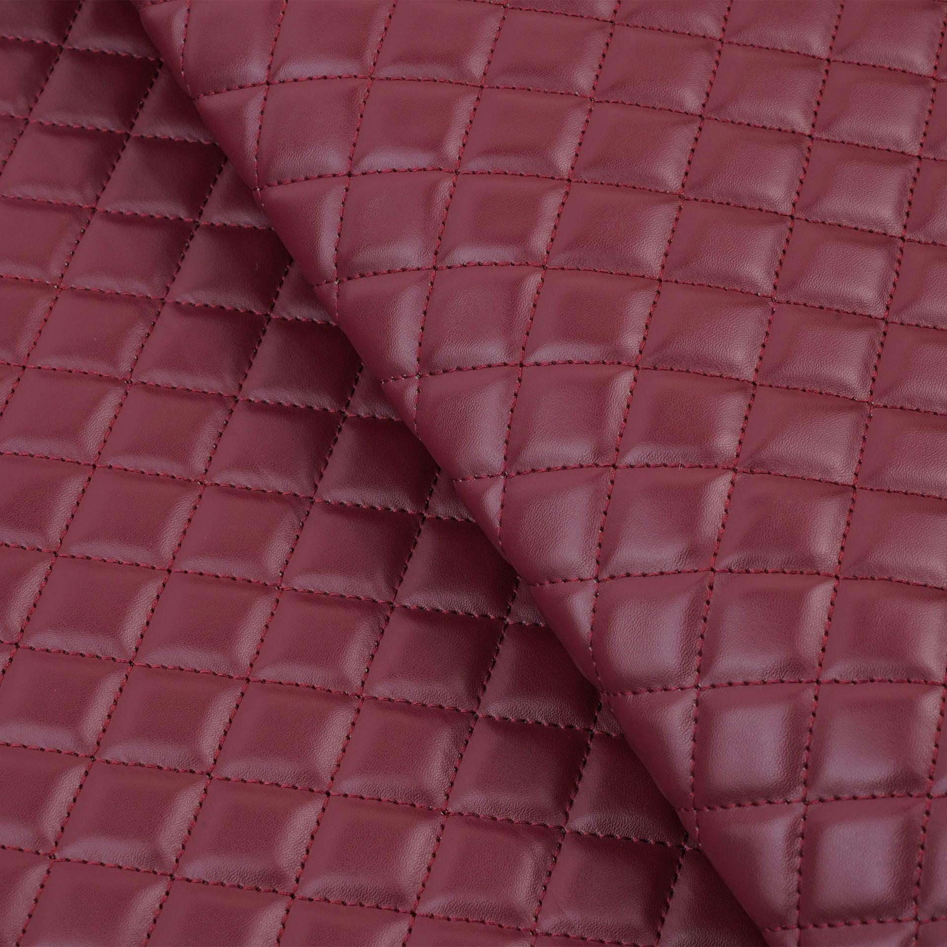 Classical 2.4mm Foam Embroid Upholstery PVC Faux Synthetic Leather for Sofa Leather Car Seat Covers