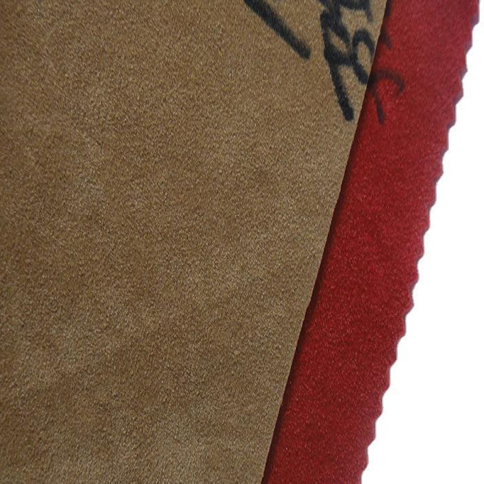 Custom Imitation Nubuck 0.8 mm Suede Microfiber Faux PVC Synthetic Faux Leather for Gloves Shoes Car Bags Gloves