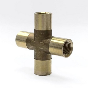 Brass pneumatic pipe joint