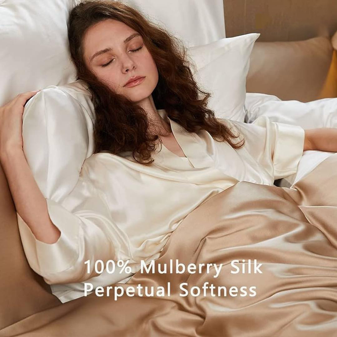 Wholesale Organic Luxury 100%Silk Pillowcase Comfortable Mulberry Silk Pillow case with Customizable Design Box