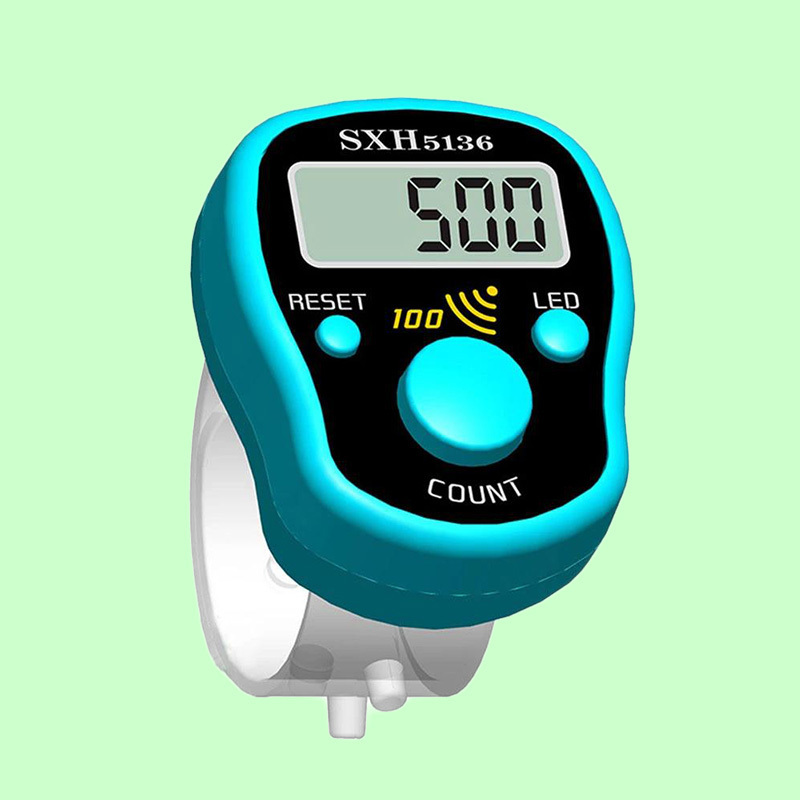 Zikr counter Mini Finger Counter LCD Electric Digital Display with Light Tally Counter Stitch Marker