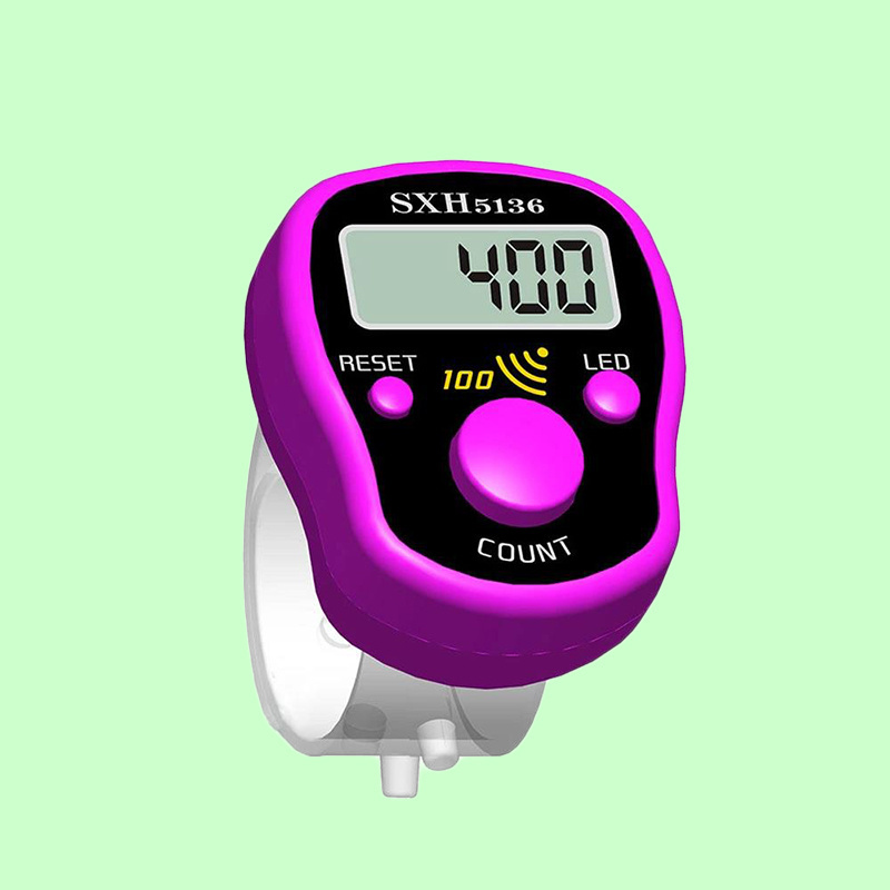 Zikr counter Mini Finger Counter LCD Electric Digital Display with Light Tally Counter Stitch Marker