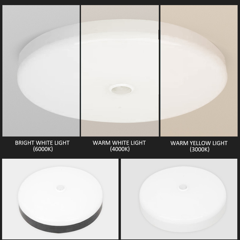 Surface Mounted 15W 24W Ceiling Round Moisture-proof Lamp Garden Led Bulkhead Light Fixture