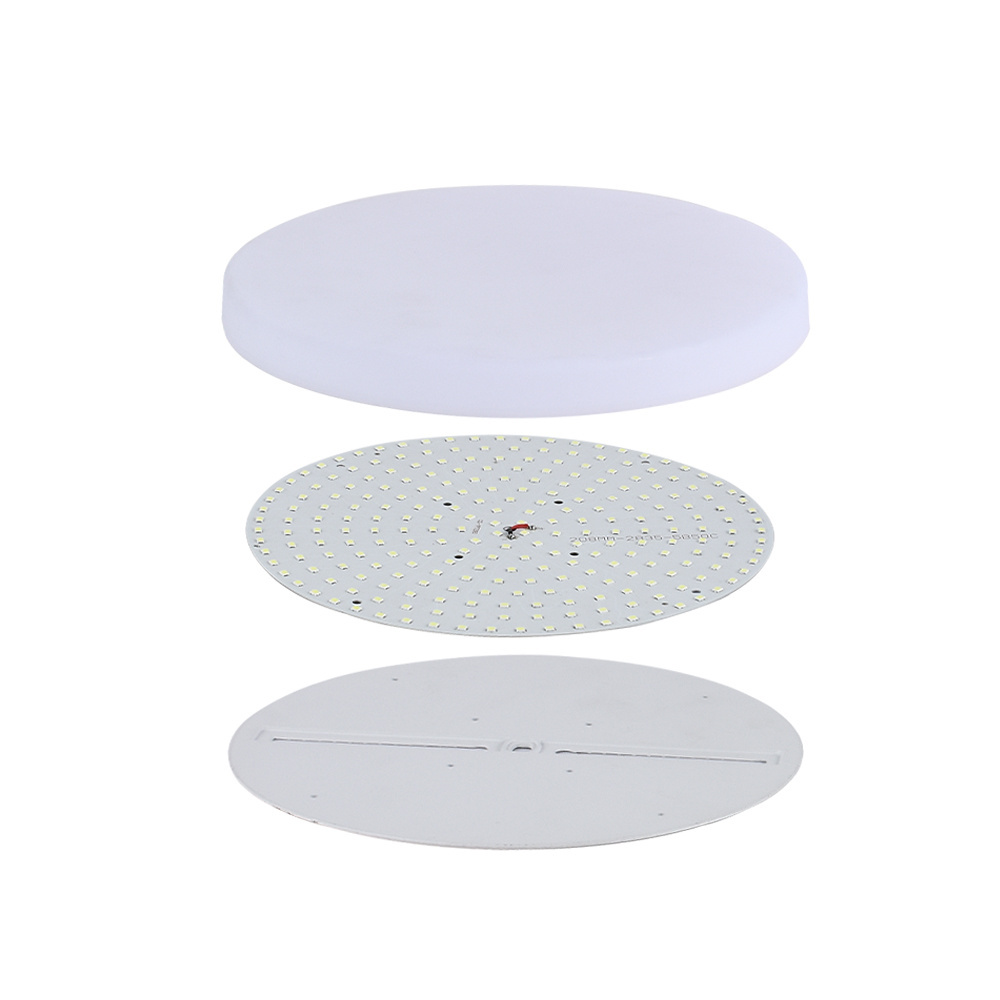 Round square surface Frameless Panel light flat panel led lighting