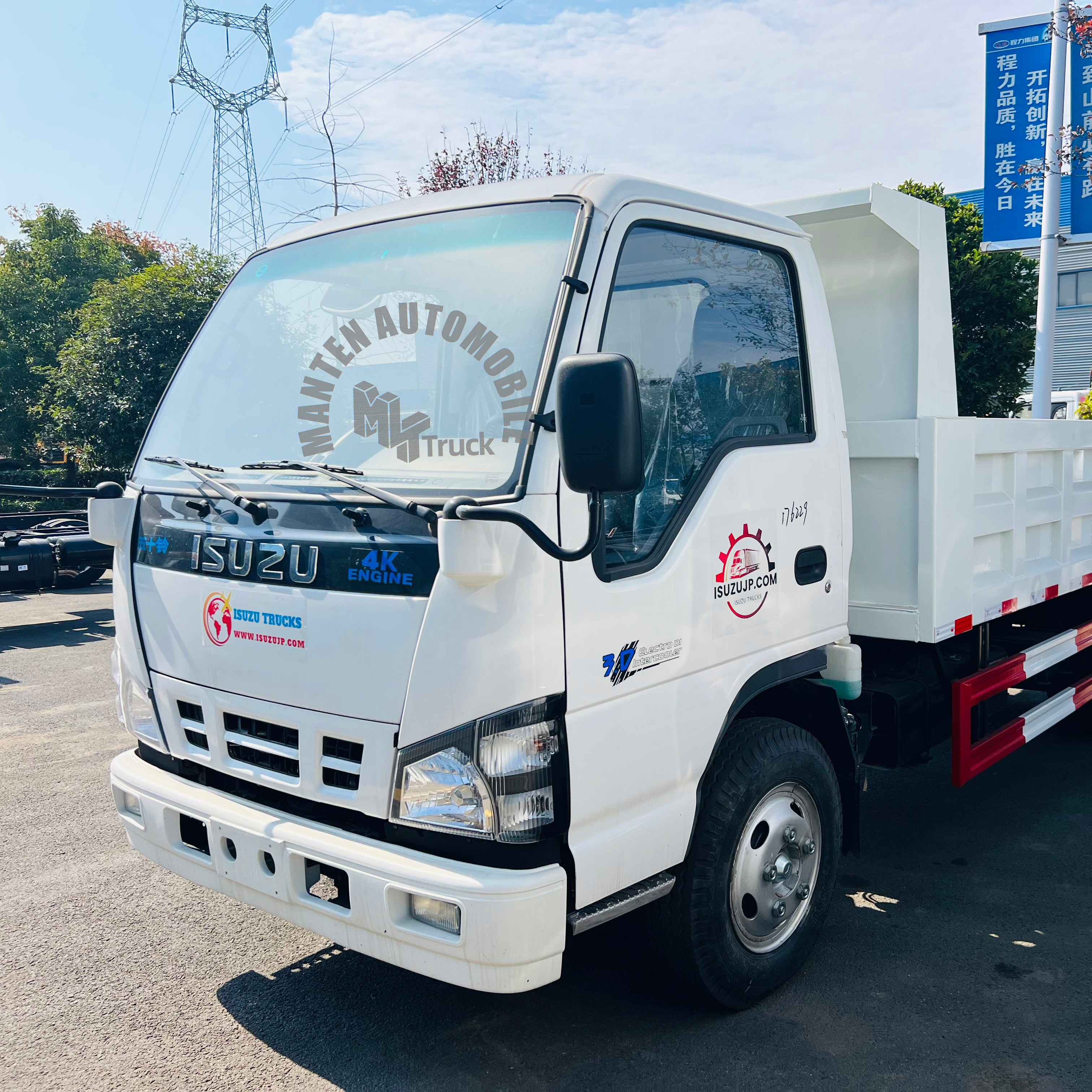 Isuzu Japan700P 4x2 6cbm mini Dump tipper Truck truck Tipper truck 6 wheelers