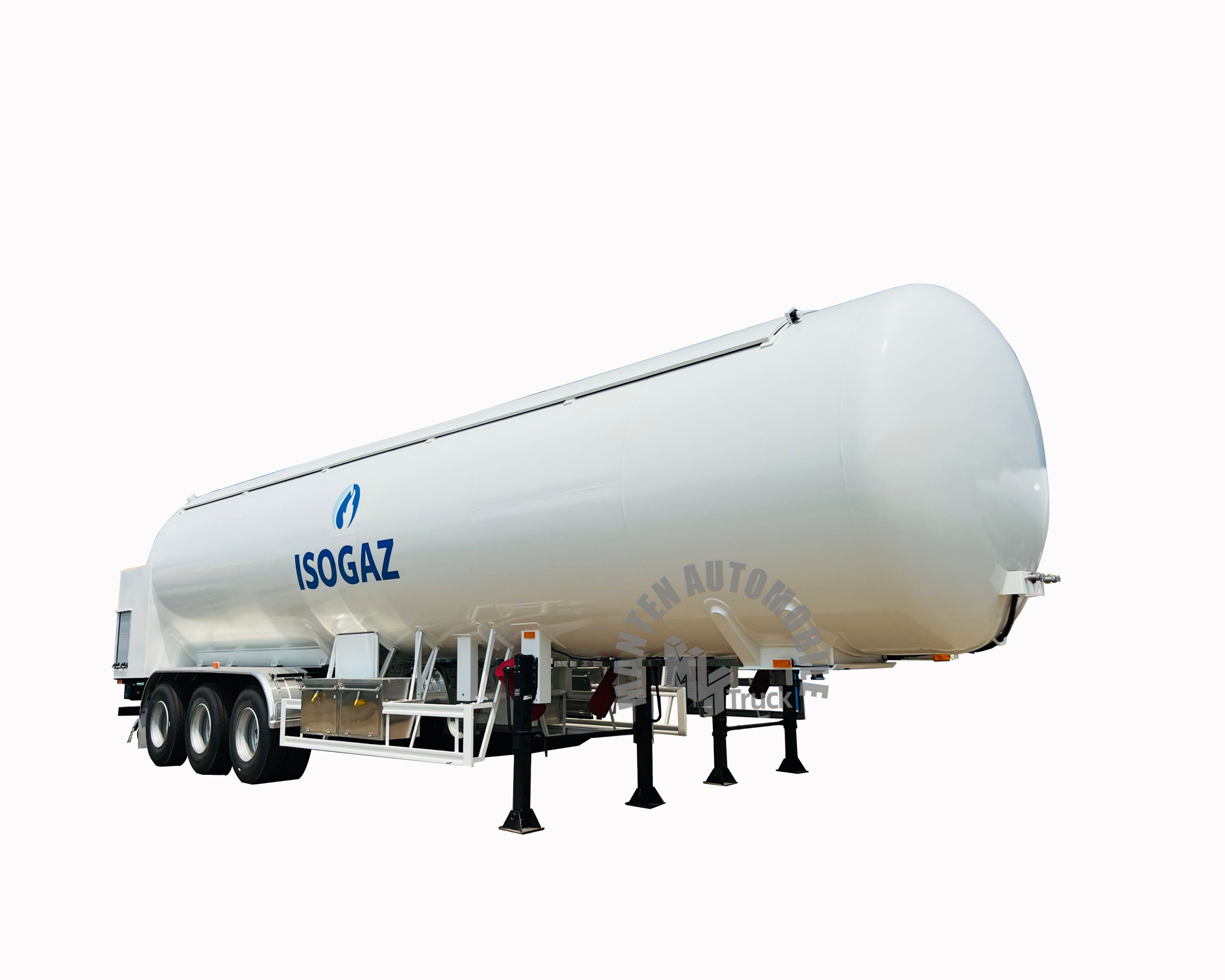 60 cbm 3axles  LPG tank semi trailer gas oil fuel transport delivery tank trailer