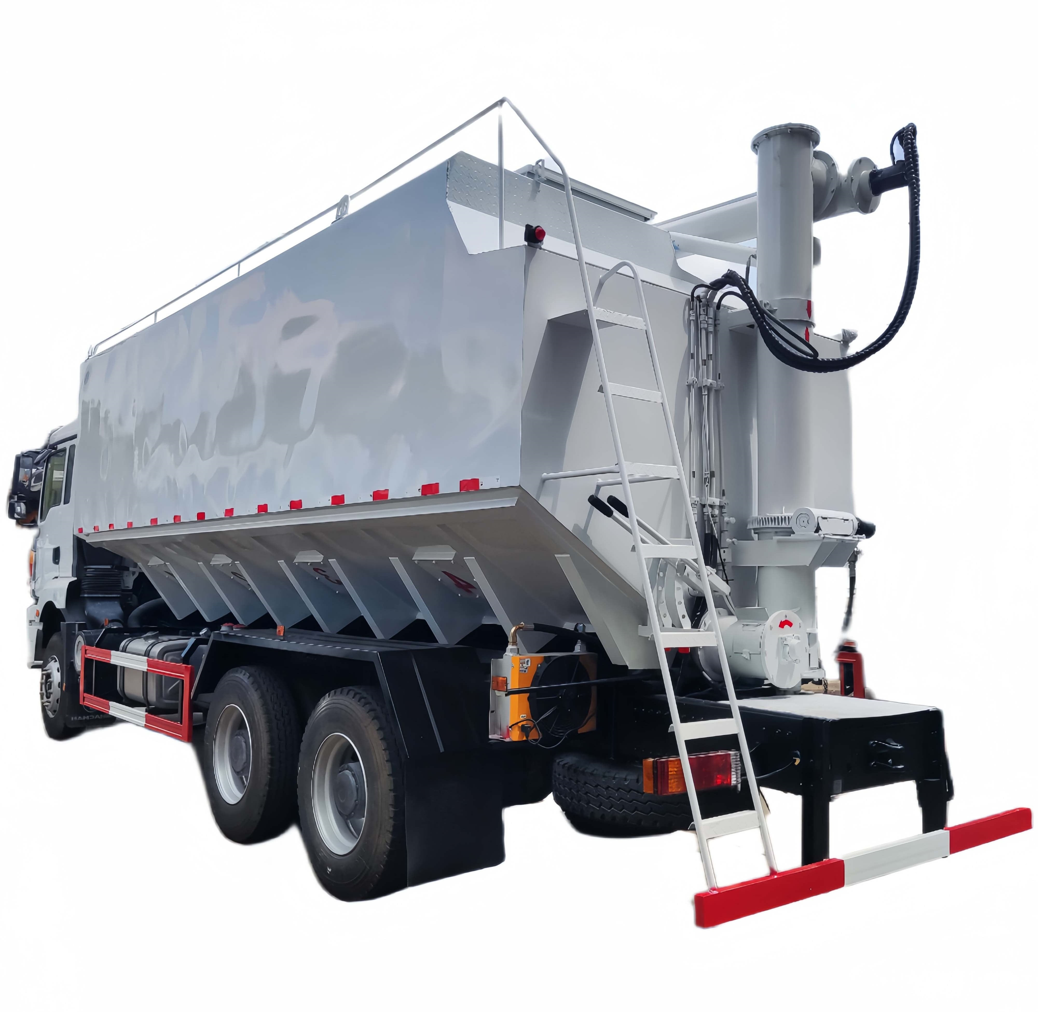 Shacman FOTON 6 Wheels 6X4 Bulk Feed Tank Truck 30cbm 25ton 22m3 Auger Feed Delivery Vehicles