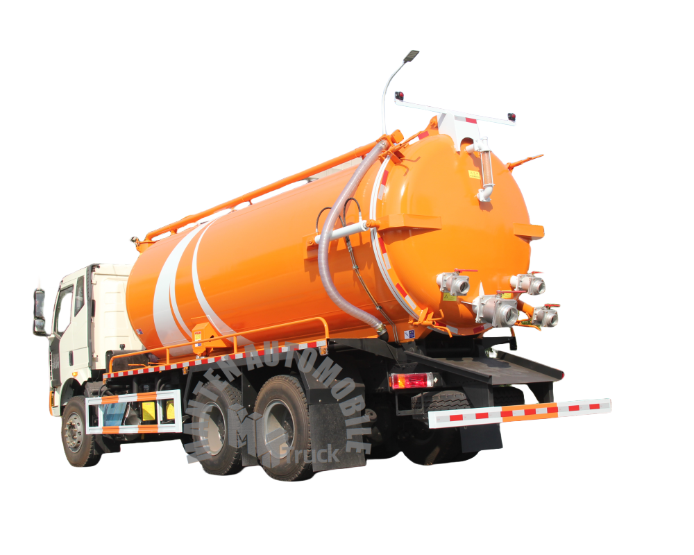 high quality and low price truck 6*4 faw left or right hand drive type truck Vacuum Septic Cleaning Fecal Sewage Suction Truck