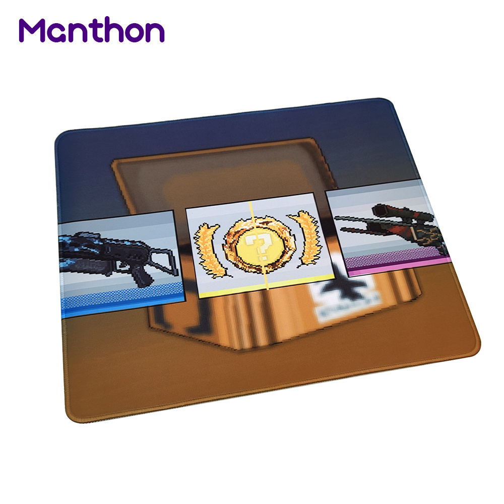 Leather PU Material Gel Sublimation Blanks Overwatch Ergonomic White 3D Extended Cute Keyboard Mouse Pad