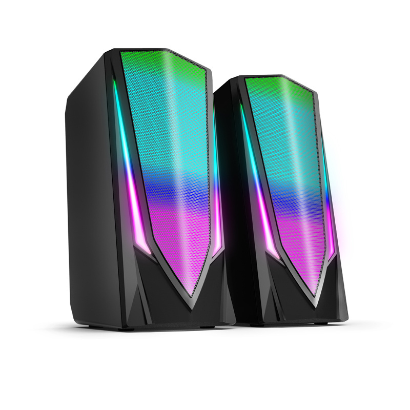 Hot Selling High Quality Bt Wireless USB Gaming Pc Laptop Speaker With Led RGB Light