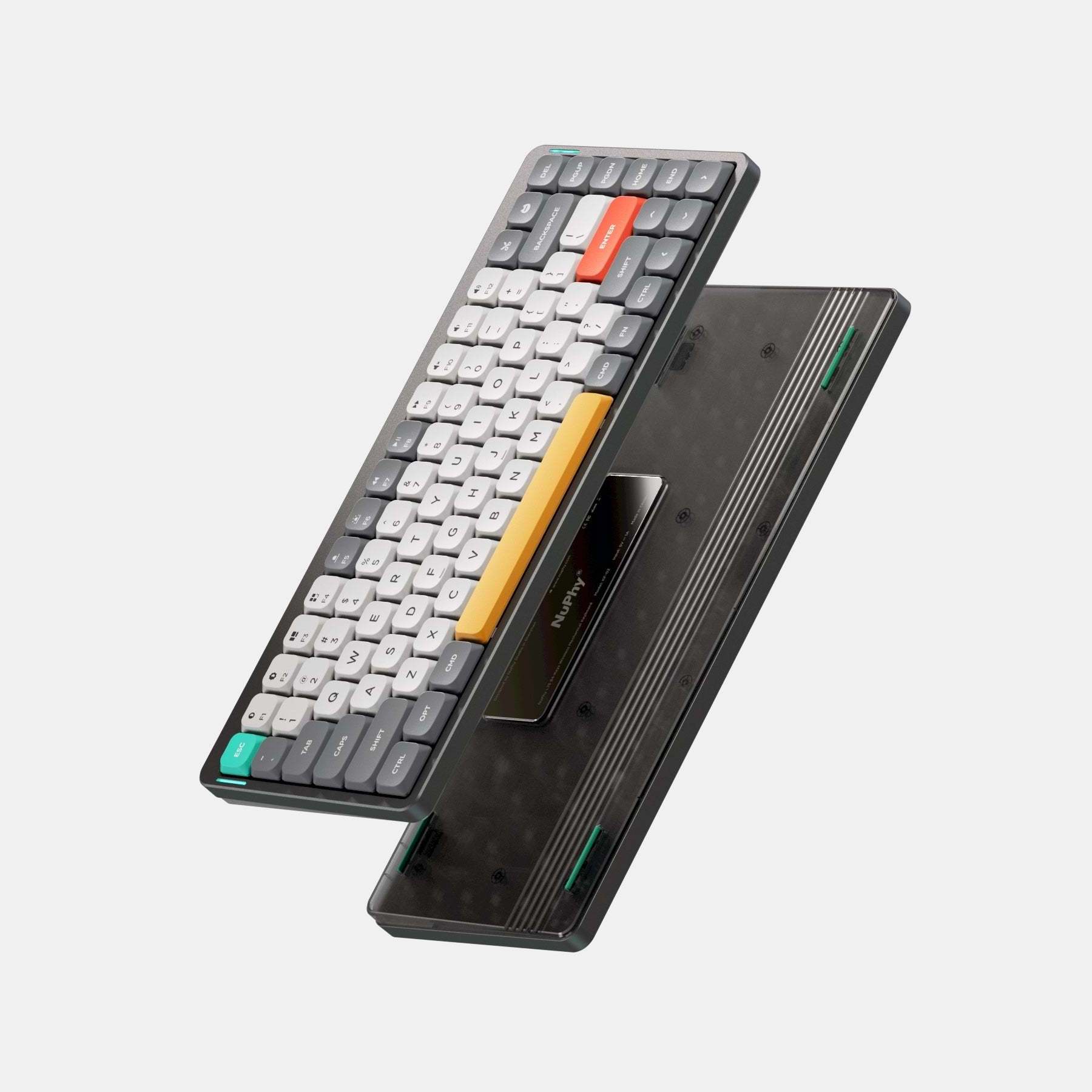 NuPhy Air75 Keyboard 75% Compatible with Windows and Mac System Gateron Switch Low Profile Wireless Mechanical Keyboard