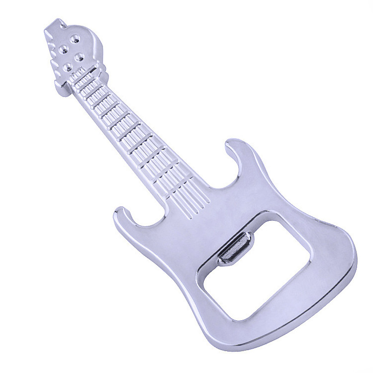 creative metal guitar shaped beer bottle opener