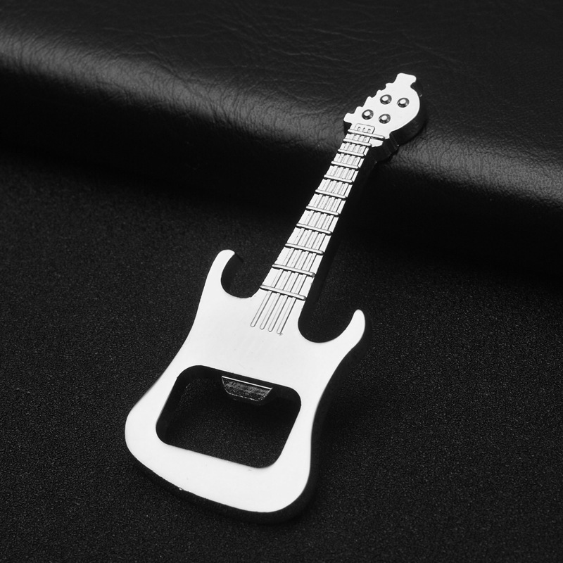 creative metal guitar shaped beer bottle opener