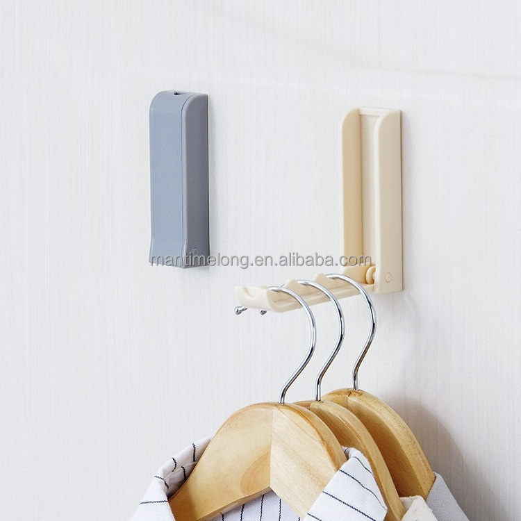 creative wall hook sticky wall mounted foldable hook for hat clothes coat