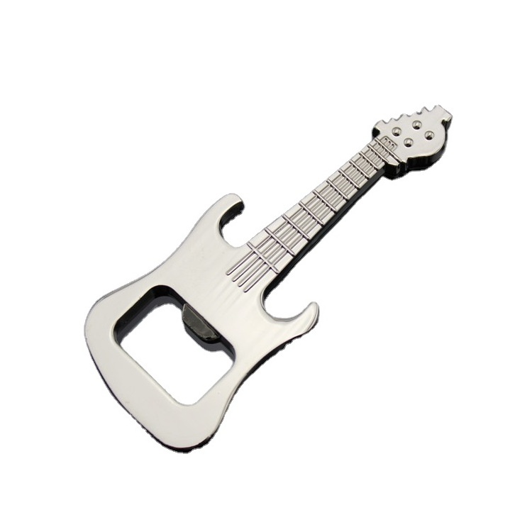 creative metal guitar shaped beer bottle opener