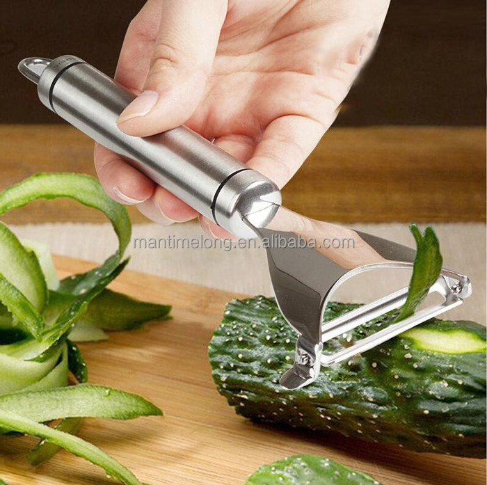 Fruit Vegetable Potato Peeler Stainless Steel Knife Slicer Easy Peel Blade Tool For Kitchen