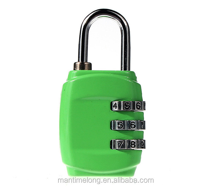 Dial Zinc Alloy Lock Password Portable Resettable Combination Padlock Travel Luggage Mini Safely Security