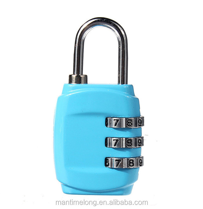 Dial Zinc Alloy Lock Password Portable Resettable Combination Padlock Travel Luggage Mini Safely Security