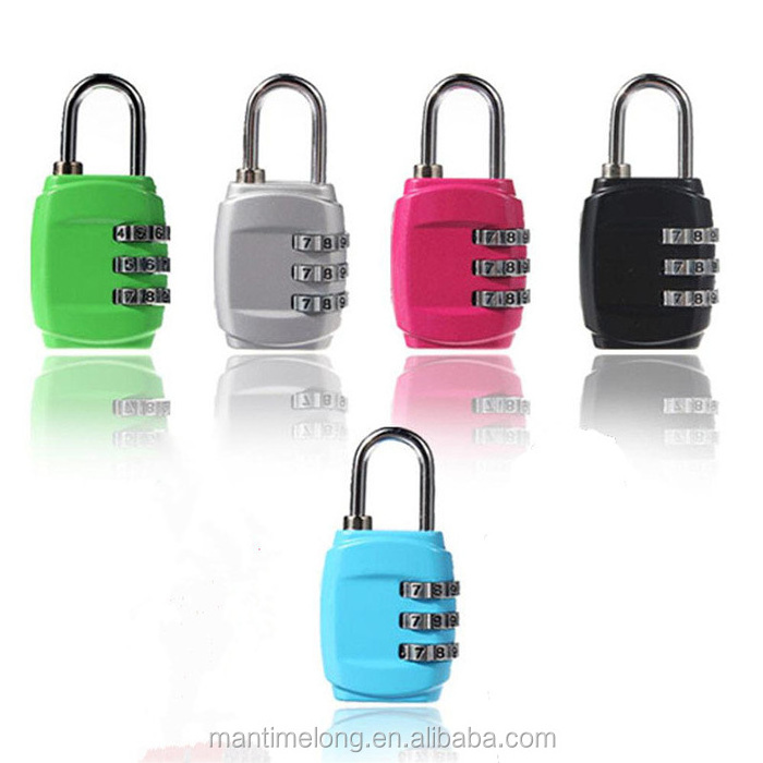 Dial Zinc Alloy Lock Password Portable Resettable Combination Padlock Travel Luggage Mini Safely Security