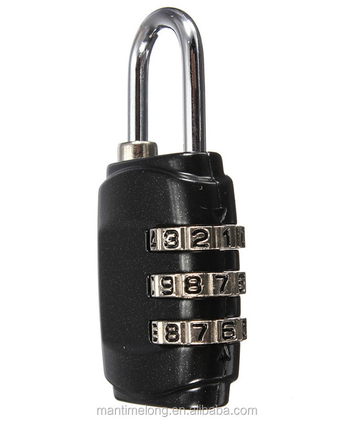 Dial Zinc Alloy Lock Password Portable Resettable Combination Padlock Travel Luggage Mini Safely Security