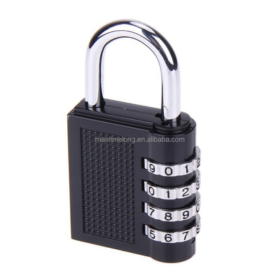 4 Digit Combination Password Lock Zinc Alloy Security Lock Suitcase Luggage Code Lock Cupboard Cabinet Locker Padlock