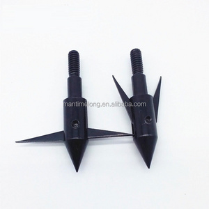 Fishing Broadhead 100 grains Arrow Bow Shooting Fish Tips Arrowhead Expandable Double Blades for hunting and fishing