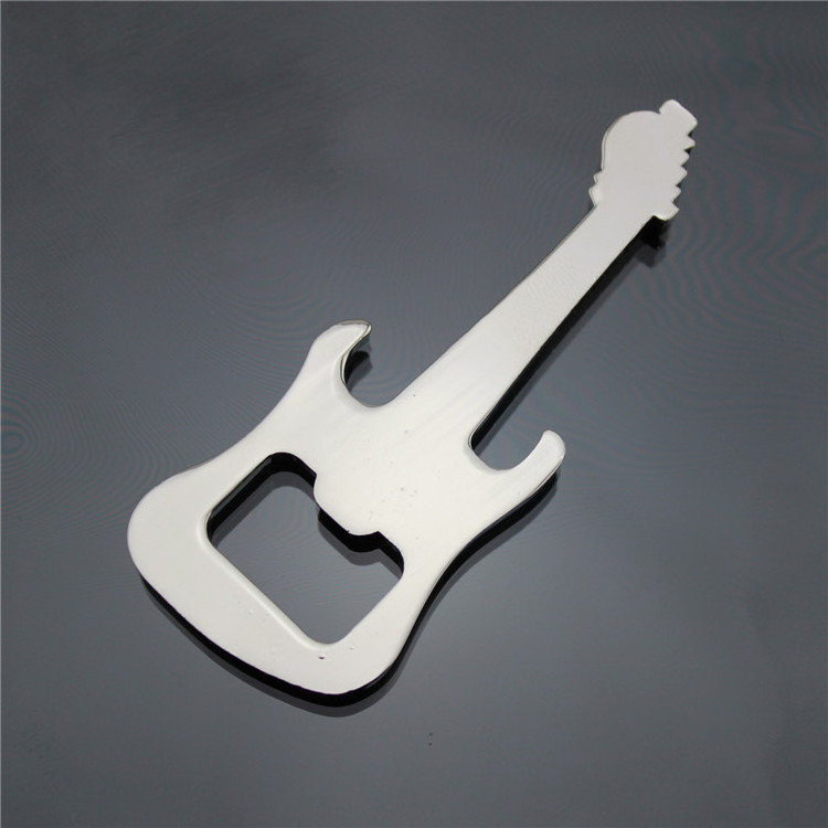 creative metal guitar shaped beer bottle opener