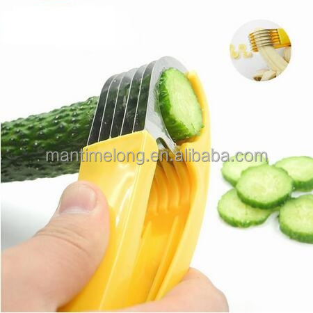 banana slicer hot dog manual sausage cutter