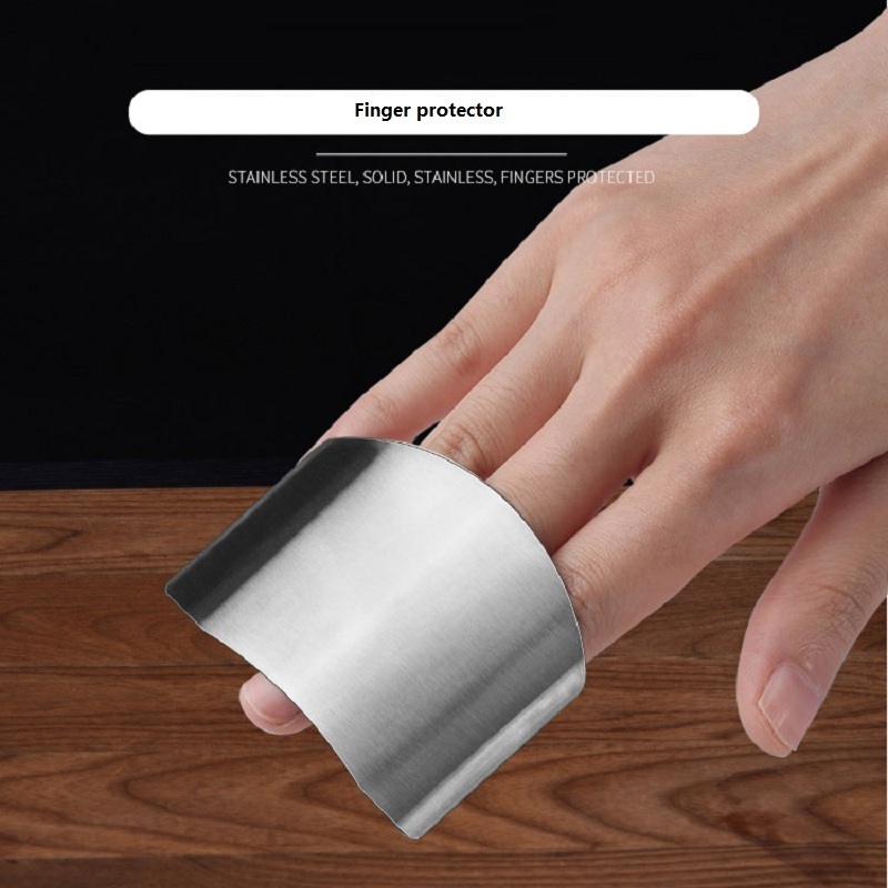 Kitchen Finger Guard Protect Finger Hand Not To Hurt Cut Stainless Steel Hand Protector Knife Cutting Finger Protection Tools